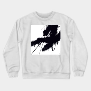 Abstract Black Belt Crewneck Sweatshirt